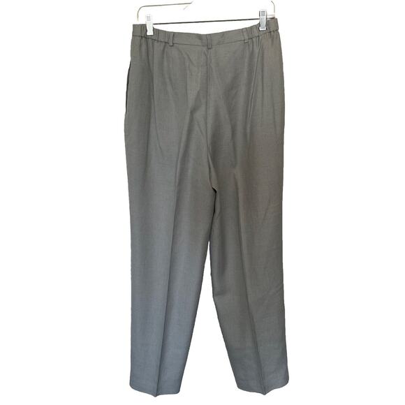 Talbots Women’s Trousers Pants Vintage Career Gray Pant Straight Legs Sz 12 - Picture 5 of 13